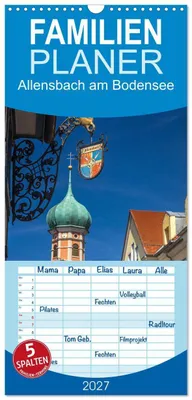 Produktbild von Familienplaner 2027 - Allensbach am Bodensee mit 5 Spalten (Wandkalender, 21 x 45 cm) CALVENDO