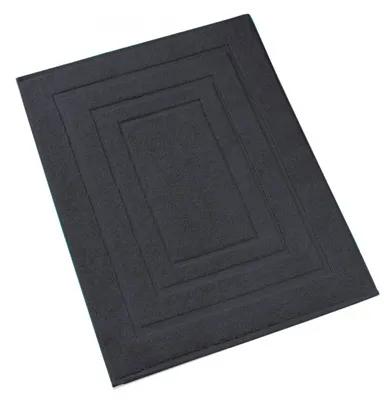 Produktbild von badvorleger Pacifique100 x 60 Baumwolle dunkelgrau