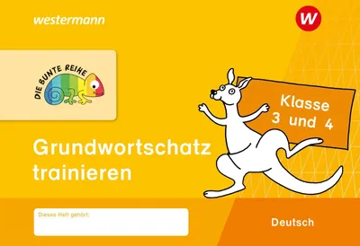 Produktbild von DIE BUNTE REIHE - Deutsch. Klasse 3 und 4. Grundwortschatz trainieren