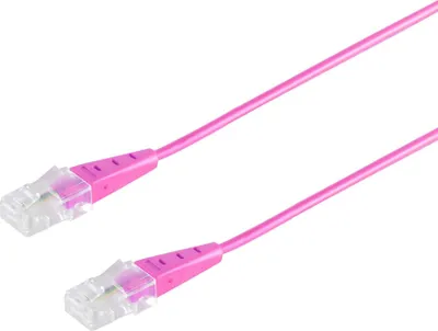 Obrázek produktu pro Připojovací kabel S/CONN s maximální konektivitou ISDN, zástrčka RJ45 na zástrčku RJ45, kulatý kabel, čtyřžilový, purpurový, 3,0 m (70078-M-3)