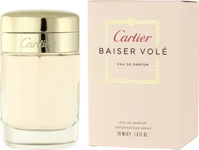 Obrázek produktu pro Cartier Baiser Volé, Ženy, 50 ml, Sprej, ALCOHOL, PARFUM (FRAGRANCE), AQUA (WATER), BENZYL SALICYLATE, BUTYL METHOXYDIBENZOYLMETHANE,..., 1 kusů