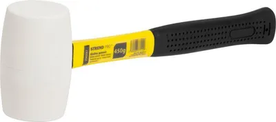 Produktbild von Hammer Strend Pro HM212 450 g, Gummihammer, WhiteHead, PVC Griff, TPR, Stiellänge 310mm