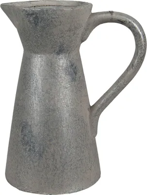 Zdjęcie produktu dla Clayre & Eef 6CE1351 dekoracyjna butelka szara 20x13x25 cm