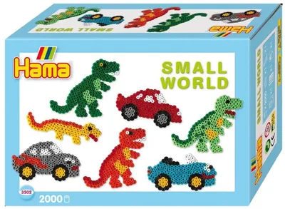 Obrázek produktu pro Hama Beads 3502, Kreativní souprava pro děti, 5 rok/roky, PVC, Vícebarevný, 2002 kusů