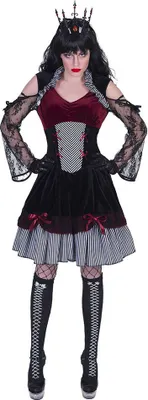 Produktbild von Gothic Kostüm Damen Dracula Kleid Größe: 44-46