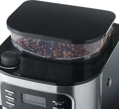 Immagine prodotto di Caffettiera con macinacaffè integrato programmabile 15 tazze 1000w Severin KA4810