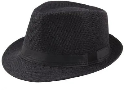 Image de Chapeau haut-de-forme classique à large bord, adapté aux hommes comme aux femmes, au design classique.