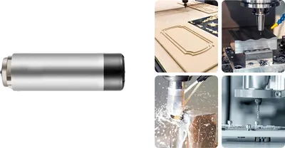 Obrázek produktu pro Vřetenový motor, vysoká rychlost, tichý provoz, 08 kW ER11 kulatý