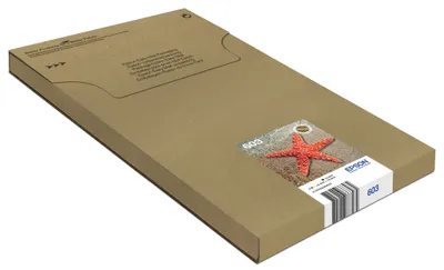 Produktbild von Epson 603 Multipack Easy Mail Packaging - 4er-Pack - Schwarz, Gelb, Cyan, Magenta - original - Blisterverpackung - Tintenpatrone - für Expression Home XP-2150, 2155, 3150, 3155, 4150, 4155, WorkForce WF-2820, 2840, 2845, 2870