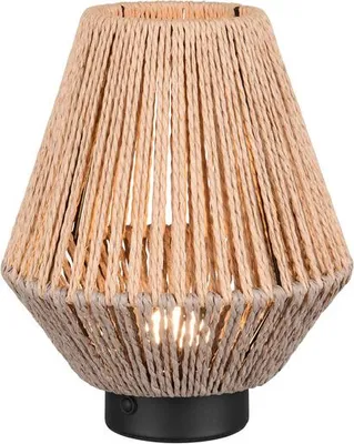 Produktbild von Reality R55991126 Lira LED Tischleuchte 1,5W ⌀18,5cm Braun warmweiss Touch