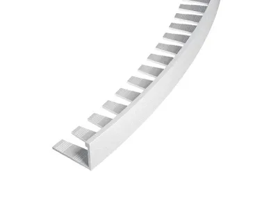 Obrázek produktu pro SP3 ukončovací lišta L ACARA, PREMIUM, hliník elox stříbro, FLOPPY TRIM, 15 mm, 3 m