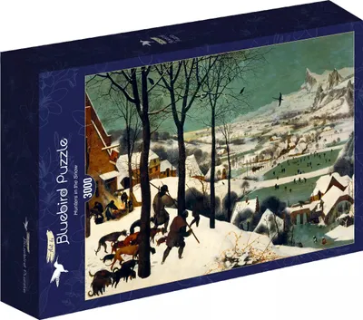 Zdjęcie produktu dla Puzzle 3000 elementów. Myśliwi na śniegu, Piotr Brueghel