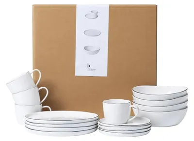 Produktbild von Broste Copenhagen Copenhagen SALT Frühstücksset 12tlg