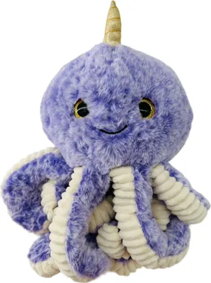 Produktbild von soma Kuscheltier Krake Plüsch Spielzeug Octopus Kuscheltier Cartoon Oktopus Lila 20cm (1-St), Kuscheltier Cartoon Oktopus Stofftiere Plüschtiere Geburtstag Geschenk