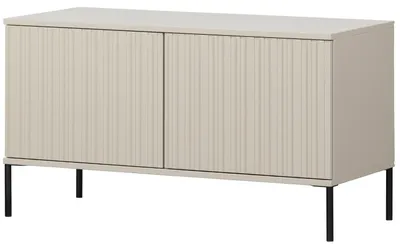 Zdjęcie produktu dla Drawer New Gravure, Beżowy, Drewno, Beżowy, Metal, 2 drzw., 1000 mm