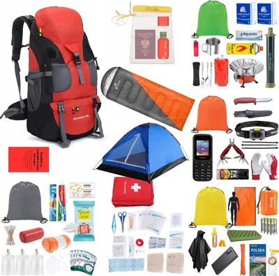 Zdjęcie produktu dla Plecak Ewakuacyjny z Wyposażeniem Zestaw Wszystko Co Potrzeba / ReadyPack X2 / Czerwony