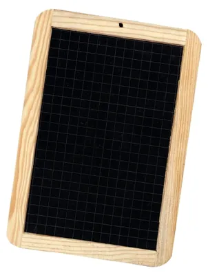 Produktbild von Schiefertafel 18 x 26 cm mit Holzrahmen