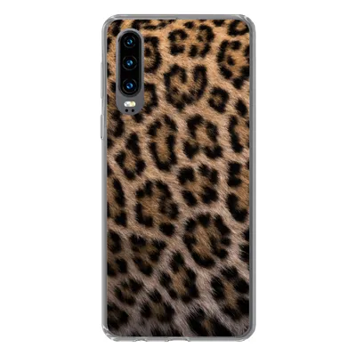 Produktbild von MuchoWow® Handyhülle Schutzhülle Hülle für Huawei P30 Panther Druck Silikon Softcase Handy Hülle - Kartenbesitzer