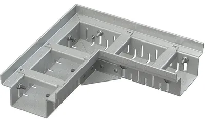 Produktbild von Alcadrain Eckige Entwässerungsrinne 100 mm verstellbar, verzinkt