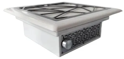 Inbau-Nagelstofzuiger für Maniküretisch, 220 V, Edelstahl, weiß
