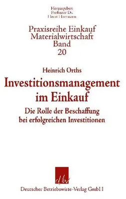 Produktbild von Investitionsmanagement im Einkauf.