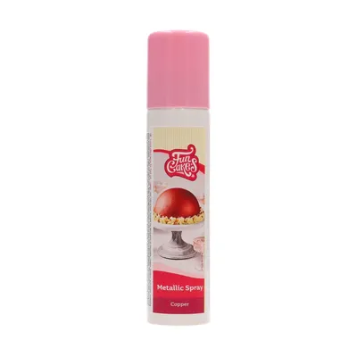 Produktbild von Funcakes Lebensmittel-Farbspray Metallic Kupfer 100ml