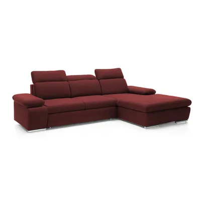 Produktbild von IDOHOME-Gepolstertes Ecksofa PABLO mit verstellbarer Kopfstütze Rechts