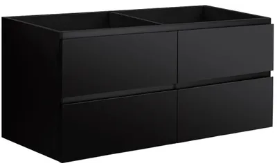 Imagen del producto de Mueble de baño bajo lavabo Carole - negro mate - 138x48x45 cm