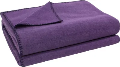 Obrázek produktu pro Zoeppritz Kostkovaný měkký fleece Barva lilková Velikost 160x200