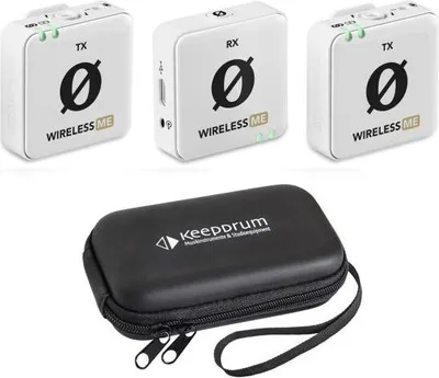Zdjęcie produktu dla Rode Wireless ME Dual Microphone System White z miękkim etui