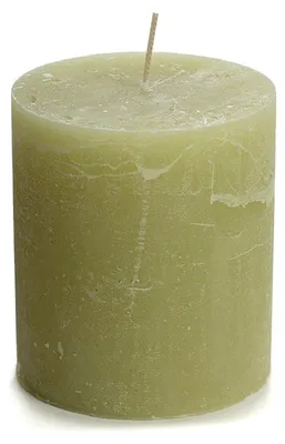 Produktbild von Rustik Lys Rustikale Stumpenkerze – Birnengrün – 10 × 11 cm
