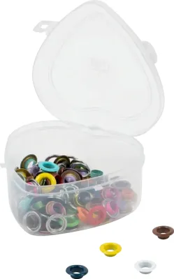 Produktbild von Prym 542620, Nieten-Druckknopf-Verschluss, Messing, Mehrfarbig, Rund, , 8 mm