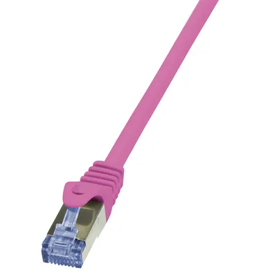 Produktbild von LogiLink 7.5m Cat.6A S/FTP, 7,5 m, Cat6a, S/FTP (S-STP), RJ-45, RJ-45, Pink