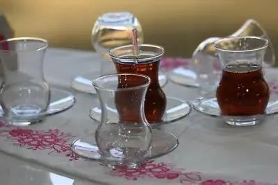 Image de Set de 6 verres à thé LAV AYDA 135 ml, verre transparent 8,4 x 6 cm