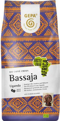 Produktbild von Taste Fair Africa Bassaja - Caffè Crema ganze Bohne 1kg
