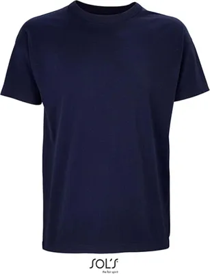 Produktbild von SOLs 03806 | MenŽs Boxy Oversized T-Shirt - Gekämmte Baumwolle - Farbe: French Navy - Größe: S