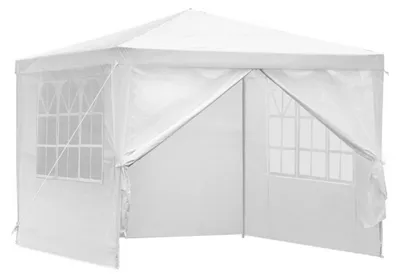 Obrázok produktu pre Záhradný obchodný pavilón 3 x 3 m, 4 steny, biely, MultiGarden