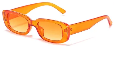 Immagine prodotto di Omgoods - Occhiali da sole rettangolari dal design retrò con protezione UV400