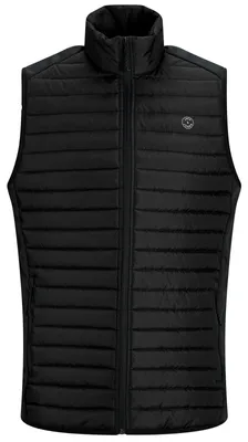 Produktbild von Jack&Jones leichte Steppweste Übergröße schwarz