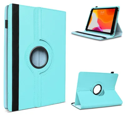 Produktbild von Tablet Hülle für OSCAL Pad 30 Tasche Schutzhülle Case 360 Grad Drehbar 10,1 CoverFarbe 360 Uni:Türkis