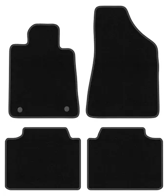 Imagen del producto de Alfombrillas de moqueta para Renault Safrane 1992-2000 (liftback) – juego de 4 piezas, negras, a medida – Wielganizator BASIC