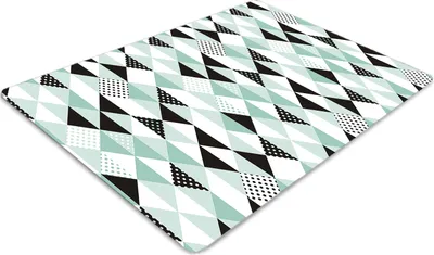 Produktbild von Stuhlunterlage Bürostuhlunterlage 120 cm x 90 cm Bodenmatte Bürostuhlunterlage - Geometrisches Muster