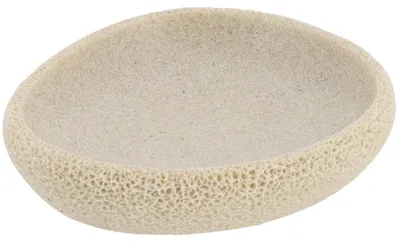 Produktbild von TENDANCE | Seifenablage - Seifenschale - Badeseifenschale - creme - 3 x 11 x 10 cm - aus Polyresin - Seifenhalter - modern - Dekorativ - Badezimmerzubehör