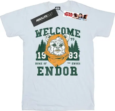 Image de Star Wars - T-shirt "Endor Camp" pour homme BI46382 (M) (Blanc)