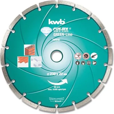 Image de kwb 798840 Accessoires pour meuleuses d'angle Disque de découpe