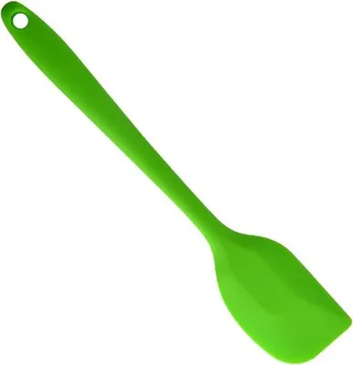 Image de Spatules vertes en silicone résistantes à la chaleur pour la cuisine