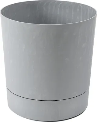 Obrázek produktu pro květináč s podmiskou AURA šeý beton Ø 38 cm 40 cm