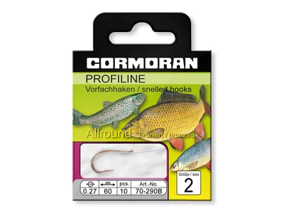 Produktbild von Cormoran Profiline Allroundhaken gebunden Gr.2 0,27mm