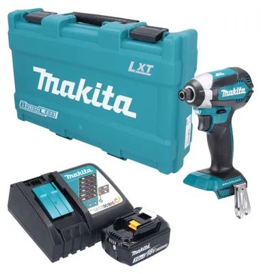 Produktbild von Makita DTD 153 RF1K Akku Schlagschrauber 18 V 170 Nm 1/4" Brushless + 1x Akku 3,0 Ah + Ladegerät + Koffer