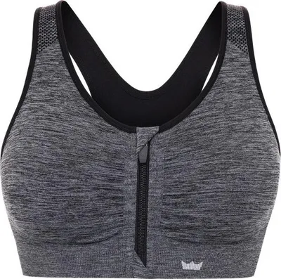 Produktbild von Sport-Bh-Top Shefit Graphitgrau Frontverschluss Xl